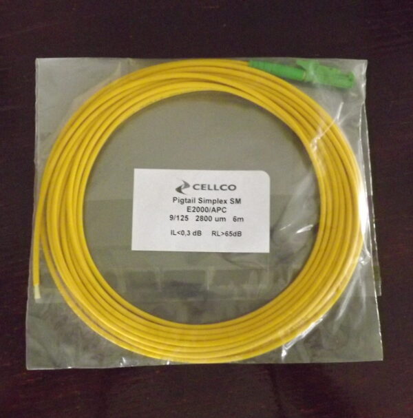 Pigtail E-2000 /APC 6m